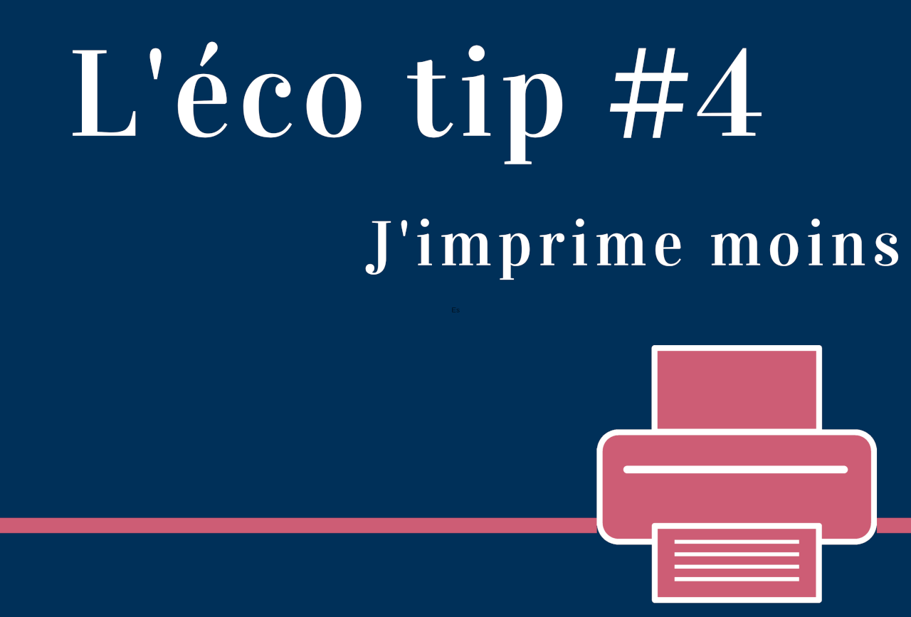 Eco-tip économiser du papier